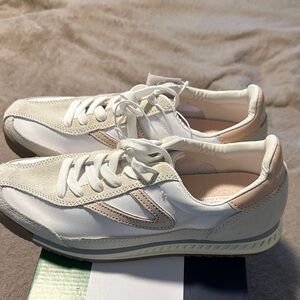Tretorn White and Tan Women's Sneakers